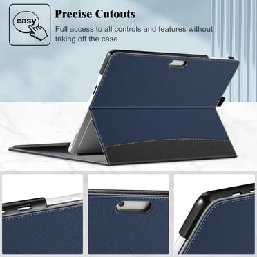 Fintie Case For 13\" Surface Pro 10 (2024) & Pro 9 5G (2022) - Cover With Pocket, Stylus Holder, Ice Blue