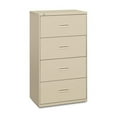 thumbnail image 2 of HON Filing Cabinet - 400 Series Four-Drawer Lateral File Cabinet, 30w x 19-1/4d x 53-1/4h, Black, (434LP), 2 of 2