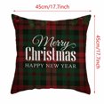 thumbnail image 3 of TIMIFIS Décorations de Noël Housse de Coussin en Coton Lin Housse de Coussin Home Sofa Decor, 3 of 3