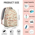 thumbnail image 6 of Lovely Strawberry Print Backpack for College & Travel - Fashionable Laptop Bag for Students, Roomy School Bag, Sweet Strawberry Pattern, Perfect Gift, 6 of 6