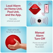 Bcone® Floating Pool Alarm by Lifebuoy® | ASTM F2208 Certified | Smart Alarm | Alexa Compatible | For Inground & Above-Ground Pools