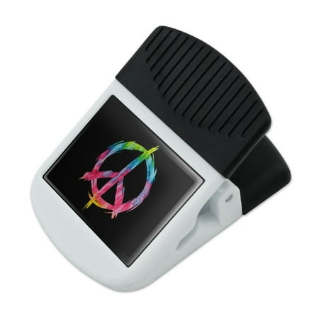 

Tie Dye Peace Sign Refrigerator Fridge Magnet Magnetic Hanging Hook Note Snack Clip