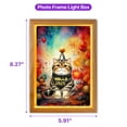 thumbnail image 5 of Hello 2025 Exotic Shorthair Celebrates Happy New Year Firework Balloon Acrylic Plaque with Wood Photo Frame Box Cat Lover Kitten Owner Gifts Light Box - 02024, 5 of 5