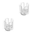 thumbnail image 4 of Wosthever Estante para secar platos, platos de cuenco, soporte de almacenamiento en seco, encimera, vajilla de cocina, escurridor, accesorio para Blanco 2piezas, 4 of 6
