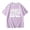 X6Light Purple, variant on lnmuld Girls Casual Comfort Stretch Fabric Short Sleeve Round Neck Print T-Shirt - Everyday School & Outdoor Color:Pink,Size:8-9 Years