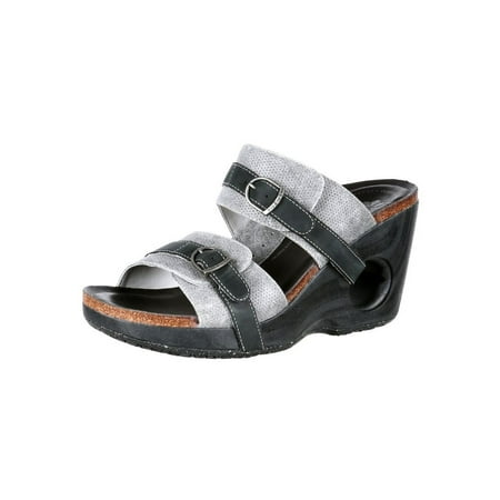 

Rocky 4EurSole RKH088 Womens Splendor Double Strap Slide Sandal 11D (M) US 11Medium (D M)