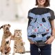 thumbnail image 5 of Bolsa de viaje al aire libre con mochila para perros y gatos estilo vaquero de moda (XL), 5 of 8