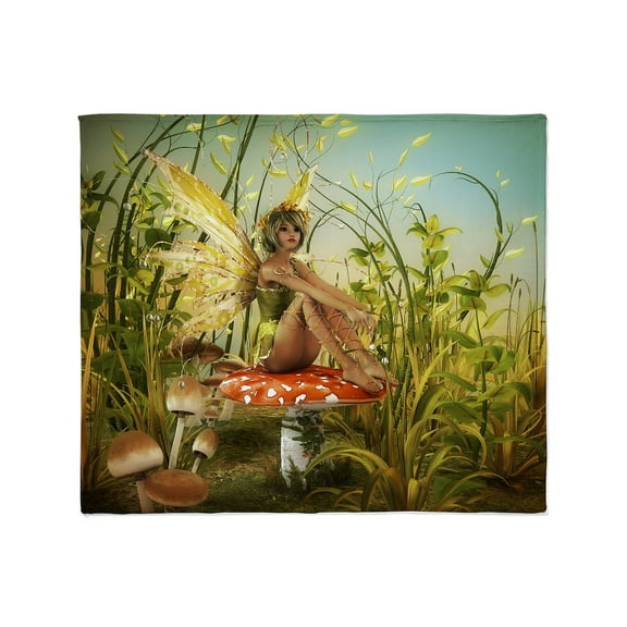 CafePress - Indian Summer Fairy Blanket - Soft Fleece Throw Blanket, 50"x60" for All Ages