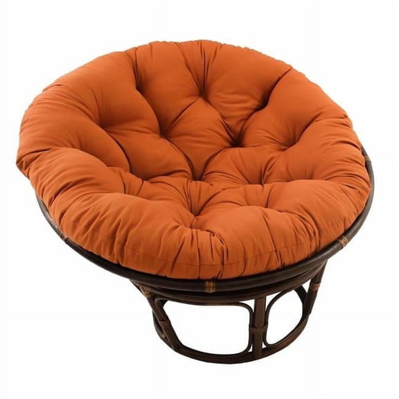 Blazing Needles 93302-TW-SP Solid Twill Papasan Seating Cushion, Polyester Multicolor, 48 in