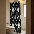 thumbnail image 5 of Halloween Shower Curtain, Cartoon Ghosts Polyester Fabric Bathroom Decor Curtain, Machine Washable Waterproof, Halloween Holiday Gift for Women Men, 72 x 72 Inches, 5 of 7