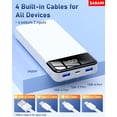 thumbnail image 2 of Cargador portátil Power Bank SABANI 35000 mAh con 4 cables, 2 of 6