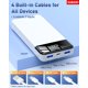thumbnail image 2 of Cargador portátil Power Bank SABANI 35000 mAh con 4 cables, 2 of 6