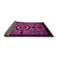 thumbnail image 2 of Ahgly Company Indoor Square Abstract Pink Modern Area Rugs, 7' Square, 2 of 4