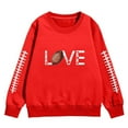 thumbnail image 4 of Little Girls' Fashion Sweatshirts Boy Unisex Long Sleeve Soft Graphic Kids Crewneck Cute Pullover Tops Clothes for Girls Size 8-9T, 4 of 4