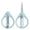 sky blue, variant on Solivara Folding Scissors Portable Retractable Craft Travel Shears Cute Waterdrop Shape Pocket Scissors For Office DIY Sewing,sky blue,5.51*3.54 in
