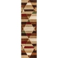 thumbnail image 7 of JONATHAN Y UNIQUE 2 x 8 Runner Rug, Kehoe Retro Diamonds Geometric - Red/Brown/Cream, UNQ101B-28, 7 of 7