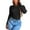 Black, variant on WNEGSTG Long Sleeve Shirts for Women Leisure Tight Elastic Solid Round Neck T Shirt Top Black