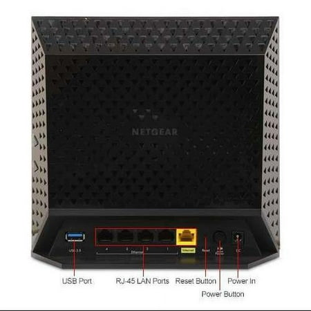 NETGEAR - AC1600 Dual-Band Wi-Fi 5 Router - Black