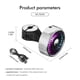 thumbnail image 3 of Ventilador, ventilador de techo, ventilador de escritorio, ventilador portátil, ventilador de gancho para asiento de automóvil con luz RGB giratoria, ventilador fresco para el asiento trasero del pasa, 3 of 3