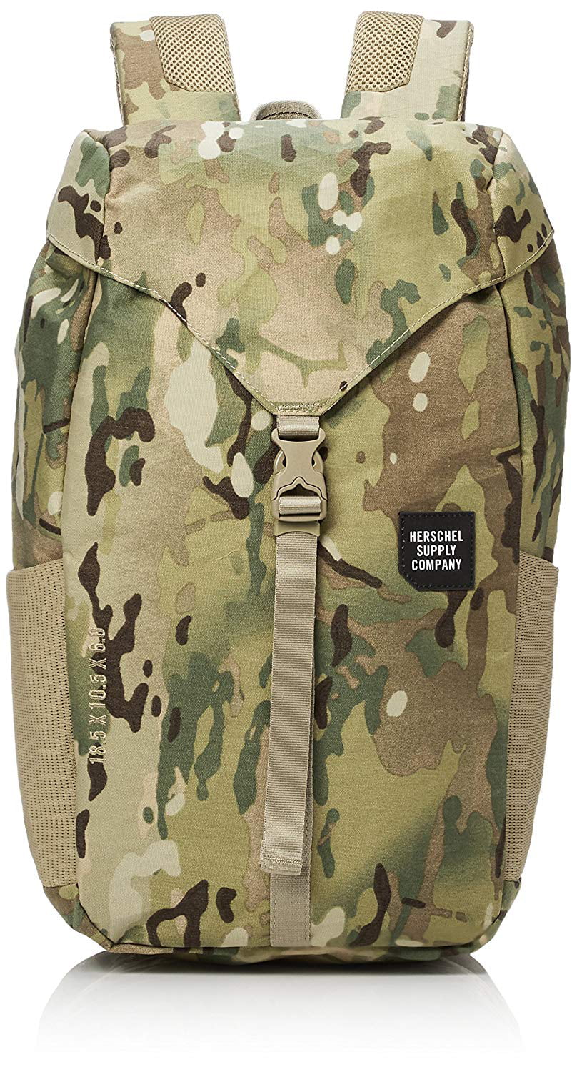 Herschel Supply Company Barlow Sailcloth Edition Medium 17L Backpack - Multi Camo/Elmwood