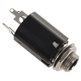thumbnail image 3 of 3Pc Black Guitar Endpin Jack 6.35 de Entrada para Cualquier Guitar Eq Pickup Output Piezas Y Accesorios de Guitarra, 3 of 5