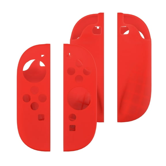 Silicone Joy-Cons Controller Case for Nintendo Switch 2 – Protective Handheld Cover for Left/Right Gamepad-Red