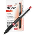 thumbnail image 3 of Pentel OH! Medium Point Gel Pens Medium Pen Point - 0.7 mm Pen Point Size - Red Gel-based Ink - Carbon Fiber Barrel - 12 / Dozen, 3 of 4