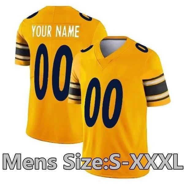 NFL_ Custom Football Jerseys Steelers''90 T.J. Watt 22 Najee Harris 8 Kenny  Pickett 88 Pat Freiermuth 39 Minkah Fitzpatrick Mitchell Trubisky Chase  Claypool Johnson Rudolph 