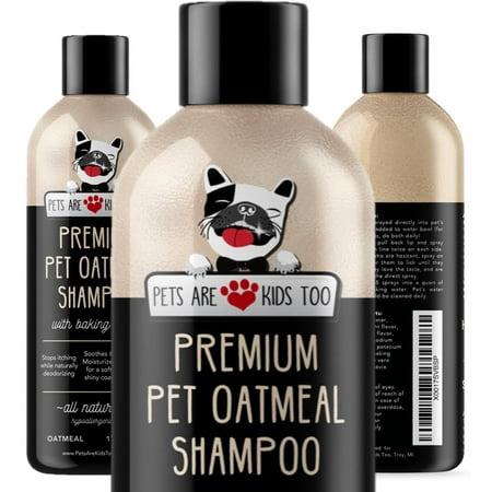 Pet Oatmeal Anti-Itch Shampoo & Conditioner In One! Smelly Puppy Dog & Cat Wash, ALL NATURAL & Hypoallergenic! Provides Relief For Allergies, Itchy, Dry, Irritated Skin!! Smells Amazing! (1 (Best Pets For Kids With Allergies)