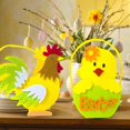 thumbnail image 4 of Colgante Farfi con letras de Pascua, exquisito colgante de madera de Pascua con borla de mariposa para decoración de fiesta en casa, 4 of 5