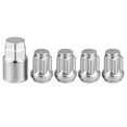thumbnail image 1 of 4pcs Universal Wheel Lock Lug Nuts Anti Theft Locking Nuts with 1pc Sleeve, 1 of 8