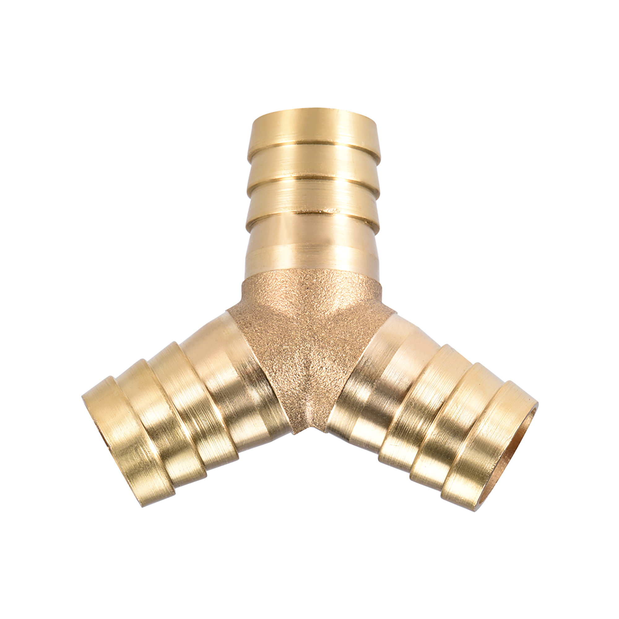 3 Pcs Barb Tee 5/8" x 5/8" x 5/8" Hose Barbed Y Fitting Brass 3 Way Union 