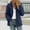 Bleu Foncé, variante sur Aboser Veste en Molleton pour Femmes Grande Taille Manteau Peluche Printemps et Hiver Vestes d'Escalade Mode Chaud Duveteux Sans Capuche Manteaux d'Extérieur avec Poches