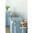 thumbnail image 4 of CC Home Furnishings Vintage Style Travel Trunks - 20" - Blue and Cream - Set of 2, 4 of 6