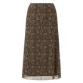 thumbnail image 5 of Lnzyyephy Women´s Casual Long Skirts, Floral Printed High Waist Simple Elegant Elastic Waist Skirts, Street Style Bottoms, 5 of 9