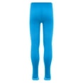 thumbnail image 2 of Zaldita Kids Girls Ballet Dance Footed Tights Pantyhose Stockings Sport Yoga Gymnastic Leggings Sky Blue 9-10, 2 of 7
