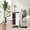 White, variant on White End Table with Storage Baskets and Cabinet - American Style Accent Table