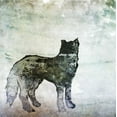 thumbnail image 2 of Biscardi, Nicholas 15x15 Gold Ornate Wood Framed with Double Matting Museum Art Print Titled - Wildlife on Site II, 2 of 4