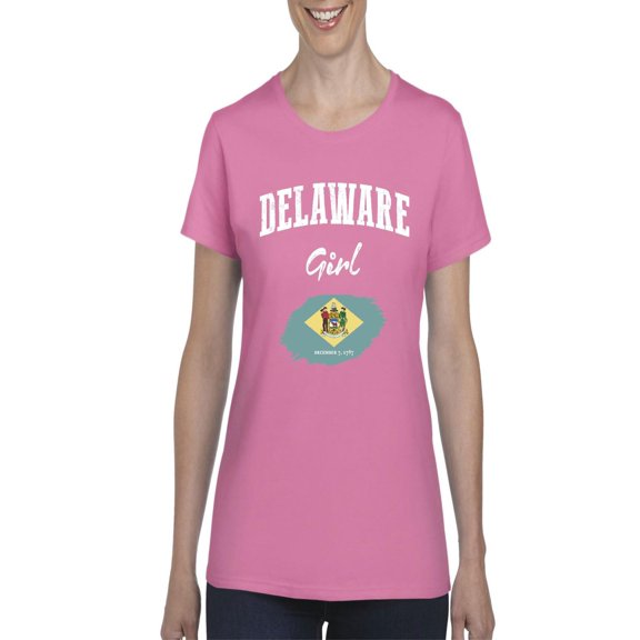 NIB - Women's T-Shirt Short Sleeve - Delaware Girl