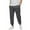 Gray, variant on Wide Leg Pants for Men Solid Color Casual Jogger Pants With Elastic Cuffs Comfortable Tapered Sweatpants For Daily Wear And Outdoor Activities Red