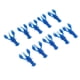 thumbnail image 4 of Cebos de Señuelos Blandos Artificiales 10 Piezas Cebos de un Anzuelo de Agua Dulce Vívidos Suaves Aparejos de Pesca para Pesca de Lubina ANGGREK  Otros, 4 of 8