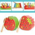 thumbnail image 3 of Catch  Game Toy, Colorful Fun Wood Educational Toy Portable  for Toddlers for Preschool, 3 of 7