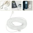 thumbnail image 5 of KAKOWELY Landline Telephone Extension Cord Telephone Cable Wire for Landline Telephone with RJ11/RJ14 6P4C Connector Plug for Office and Home 25FT,300X"X0.39"X0.39", 5 of 5