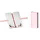 thumbnail image 2 of Soporte plegable para libros con estuche y tablero borrable - Soporte de plástico ajustable para escritorio de lectura y organizador de material de oficina, rosa/azul, 2 of 6