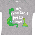 thumbnail image 4 of Inktastic My Great Uncle Loves Me Dinosaur Boys Baby Bodysuit, 4 of 5