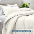 thumbnail image 3 of Bare Home Down Alternative Comforter Set - 3-Pieces - All Seasons - King, Cream, 3 of 9