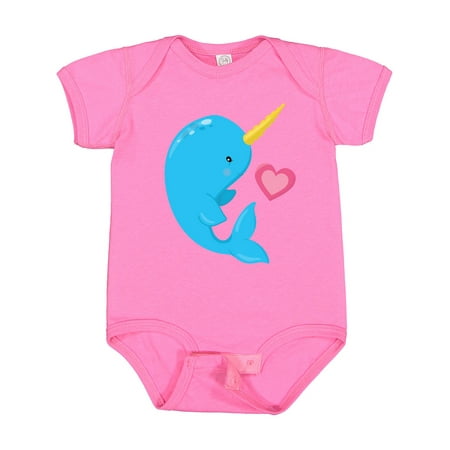 

Inktastic Cute Narwhal Gift Baby Boy Bodysuit