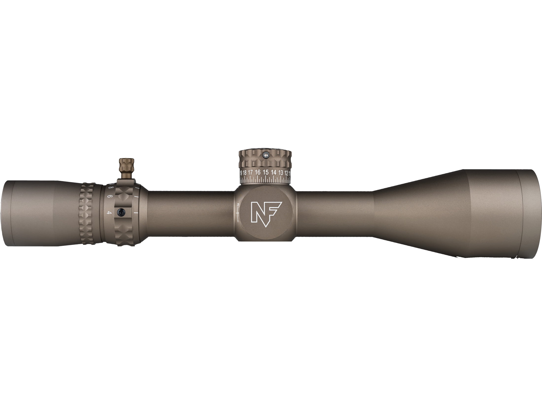 Nightforce NX8 F2 Rifle Scope 4-32x 50mm Illuminated MOAR-CF2D Reticle Dark Earth