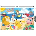 thumbnail image 2 of Pokemon - Beach Party Wall Poster, 22.375" x 34", 2 of 6