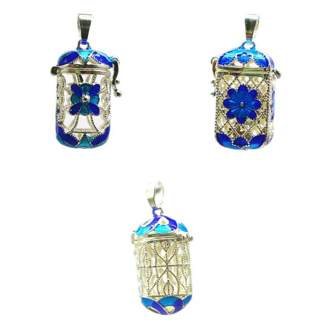 or de Aceite de Perfume con Medallón de de 3 Piezas Colgante para Llavero de Collar Zulema colgante de collar